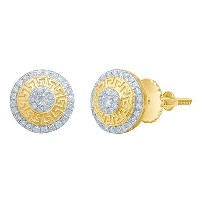 10K 0.97CT D-EARRING LDS RDS