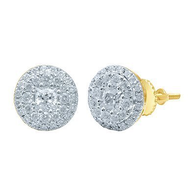 10K 0.97CT D-EARRING PCT/RDS