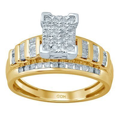 10K 0.98-1.01CT D-RING LDS BAG/RDS