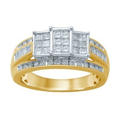 10K 0.98-1.03CT D-RING LDS PCT/BAG/RD J COLLECTION