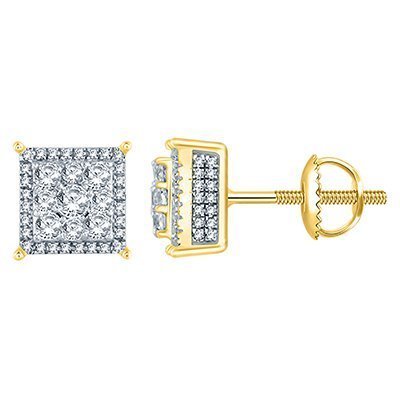 10K 0.99-1.12CT D-EARRING RDS