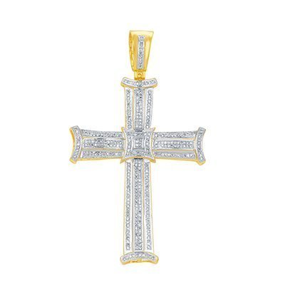 10K 1.00CT D-PENDANT MEN RDS MP
