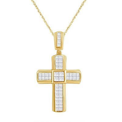 10K 1.23-1.24CT D-PENDANT LDS PCT