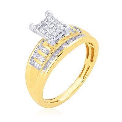 SHOW SPL: 10K 0.50CT D-RING LDS PCT/BAG/RDS