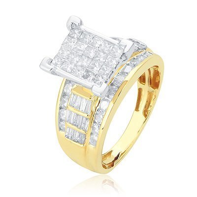 SHOW SPL: 10K 2.00CT D-RING LDS PCT/BAG/RD