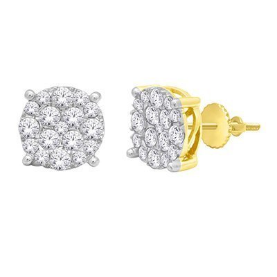 10K 1.47-1.55CT D-EARRING RDS