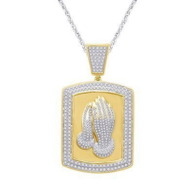 10K 1.49-1.52CT D-PENDANT RDS