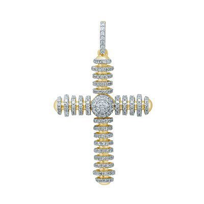 10K 1.50-1.52CT D-PENDANT MENS RDS