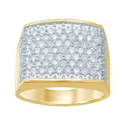 10K 2.48-2.50CT D-RING MENS RDS