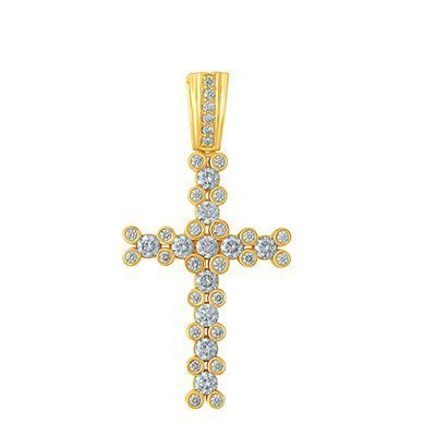 10K 2.49-2.56CT D-PENDANT MEN RDS (18K FINISHING)