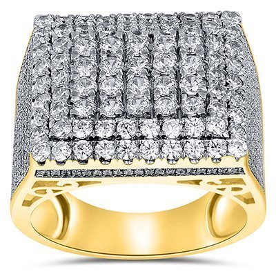 10K 2.98-3.17CT D-RING MENS RDS MP