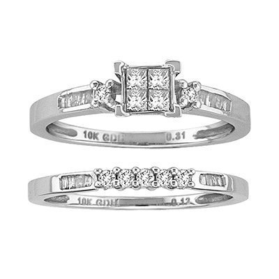 SHOW SPL: 10K 0.43CT D-BRIDAL PCT/BAG/RD