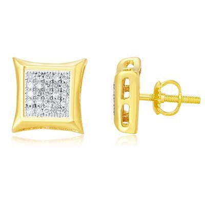 925 SS 0.05CT D-EARRING RDS MP " KITE "