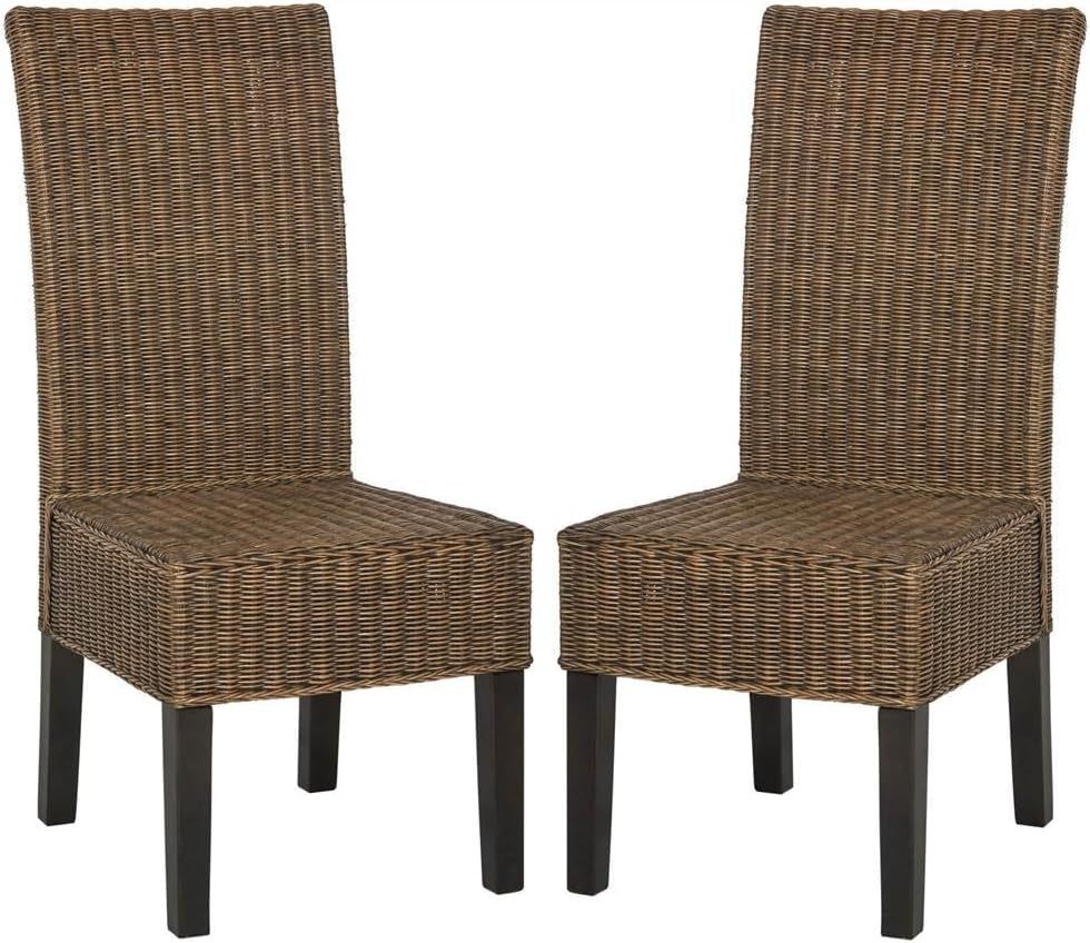 Home Collection Arjun Grey Wicker 18-Inch Dining Chair