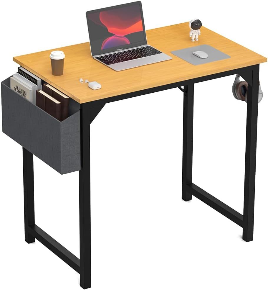 32 Inch Small Computer Office Desk Modern Simple Style Writing Study Work Table for Home Bedroom - Original Wood