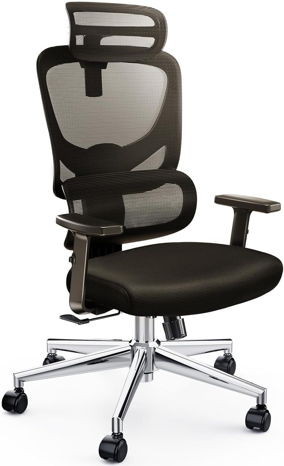 Office Chair Ergonomic Desk Chair High Back Gaming Chair with Adjustable Lumbar Support, Breathable Mesh Adjustable Armrest&amp;Headrest