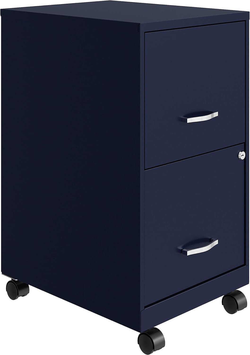 LYS SOHO File/File Mobile File Cabinet, Navy