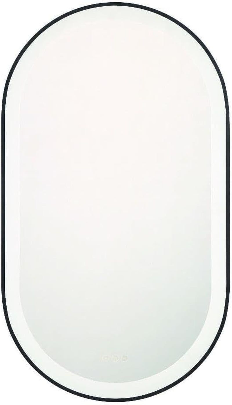 47563-025 Sara - 36W 1 LED Mirror-42 Inches Tall and 24 Inches Wide, Finish Color: Black