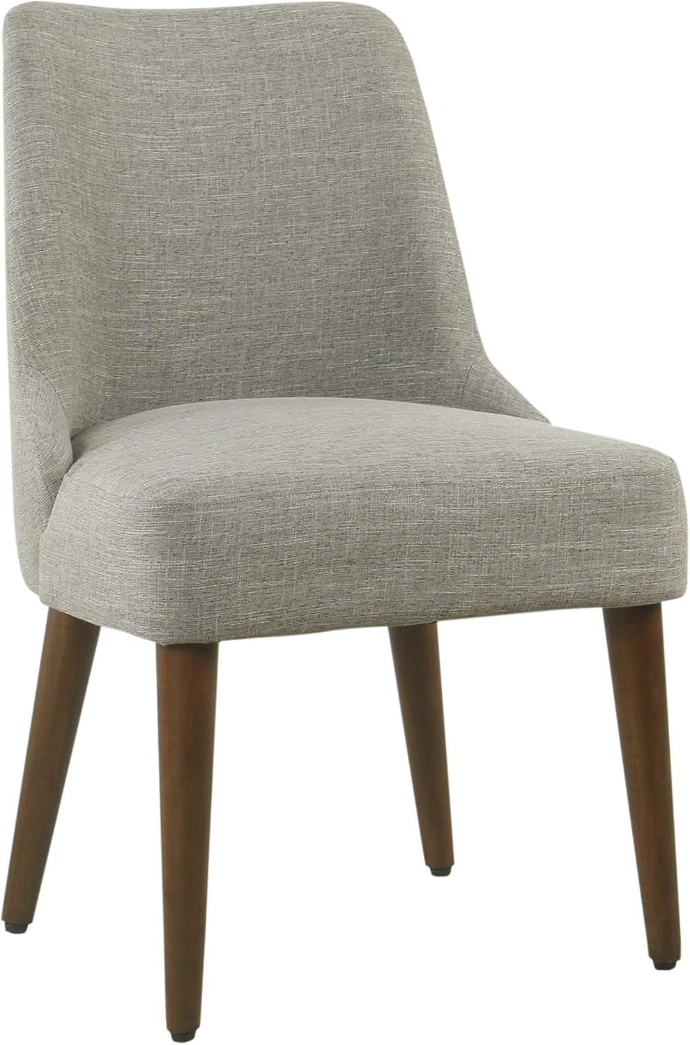 Home Decor | Upholstered Hemet Gayle Side Dining Chair | Decorative Home Furniture, Woven Gray (Single Pack)