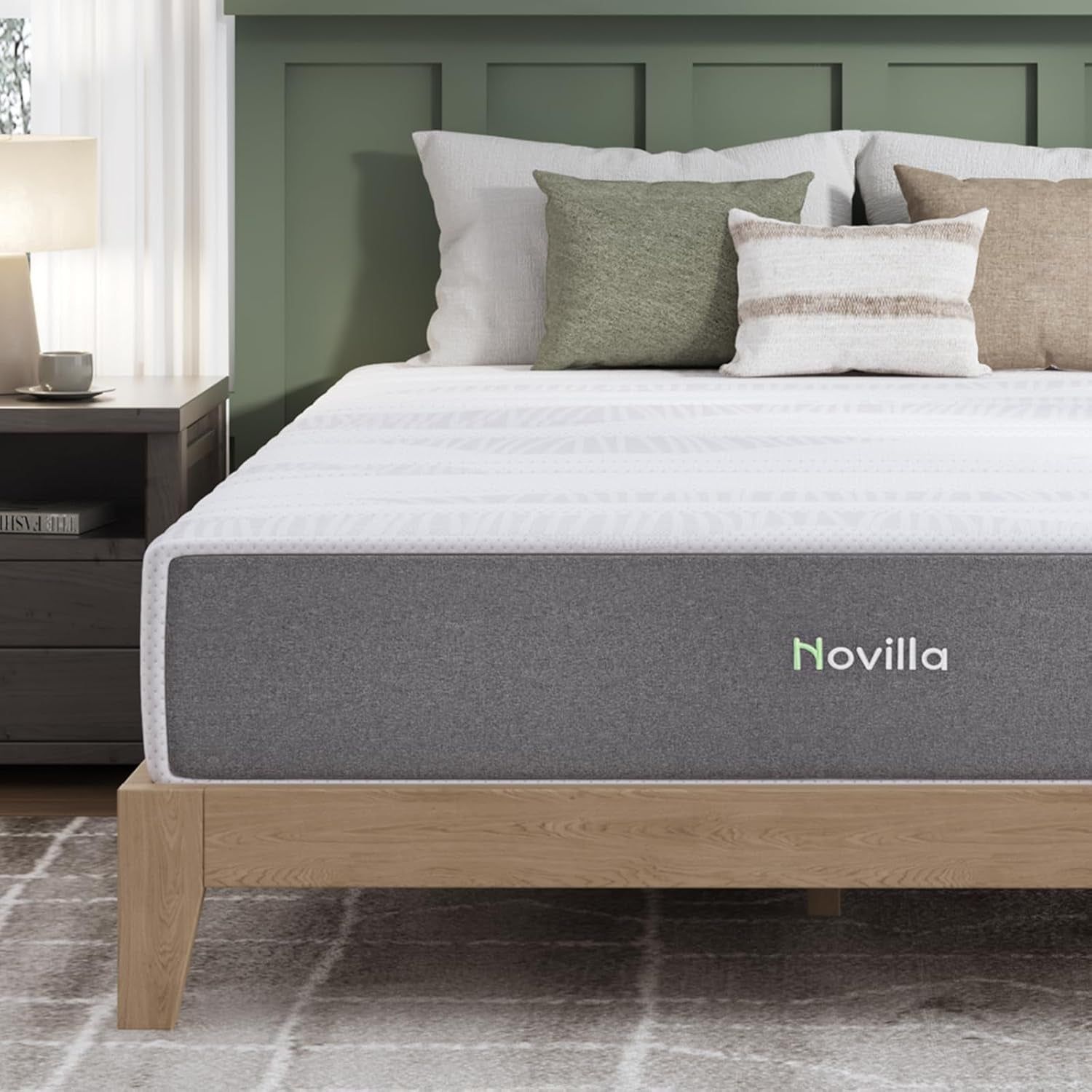 Twin Memory Foam Mattress Medium-Firm, 10&quot;, Cooling Gel