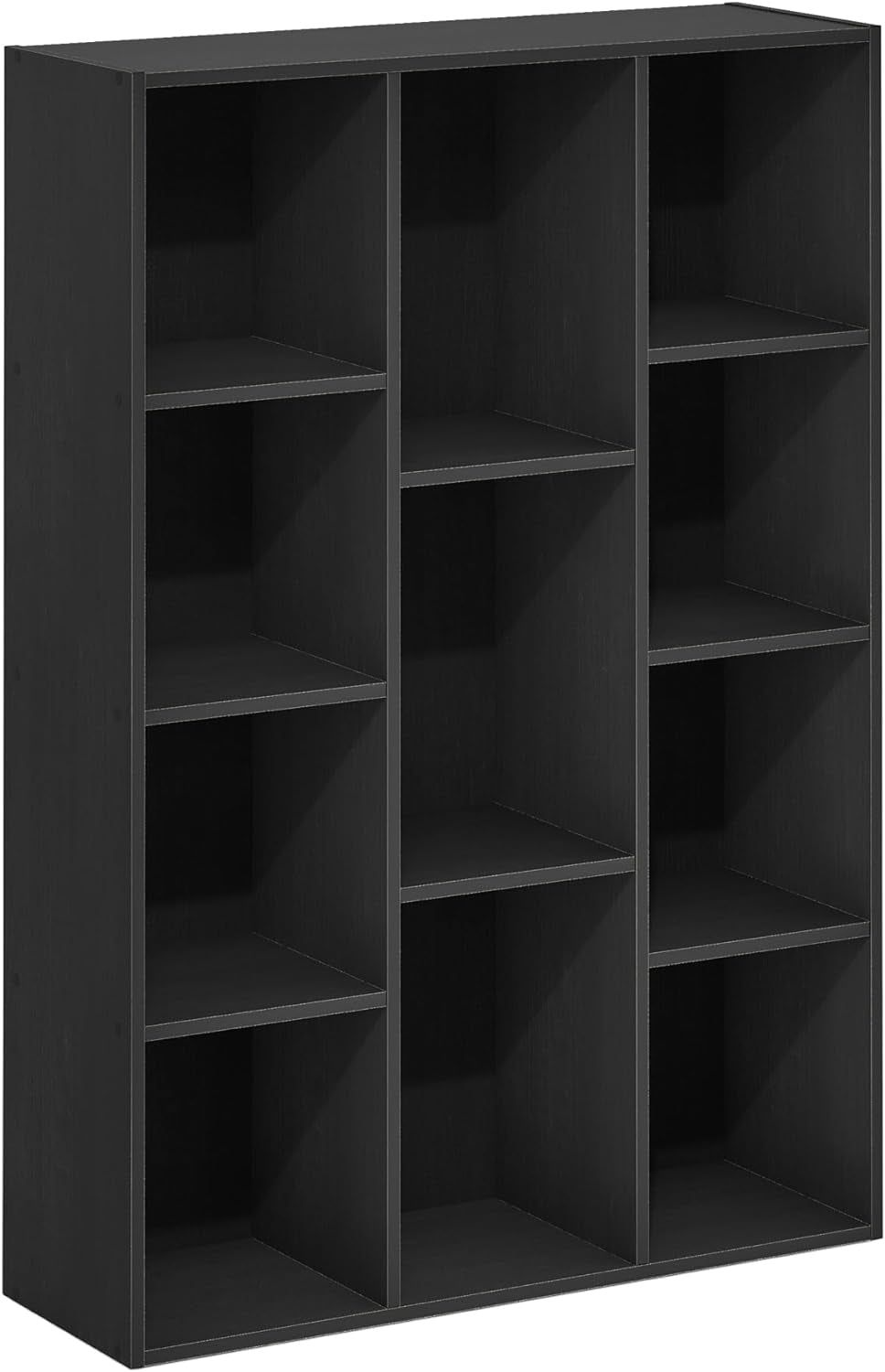 Luder 11-Cube Reversible Open Shelf Bookcase, Blackwood