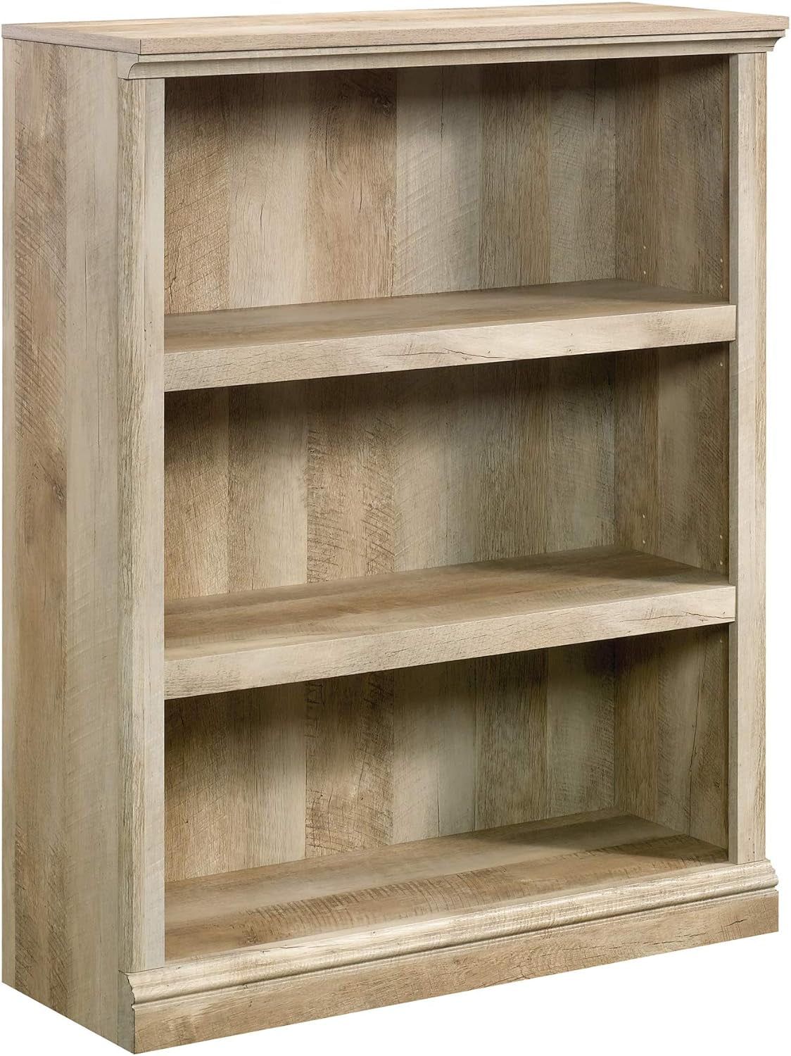 Miscellaneous Storage 3-Shelf Bookcase/ Book Shelf, Lintel Oak Finish
