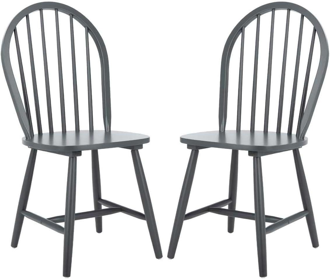 Home Camden 18-Inch Farmhouse Black Spindle Back