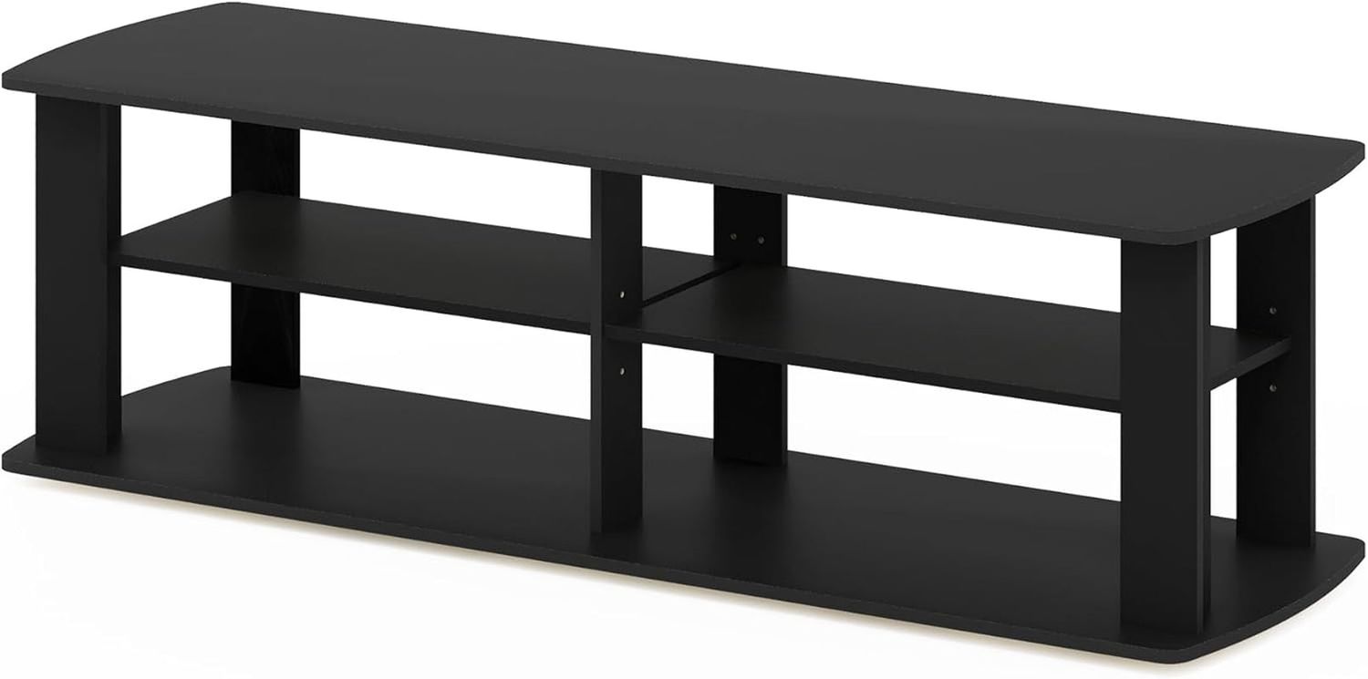 11191BK the Entertainment Center TV Stand, Black