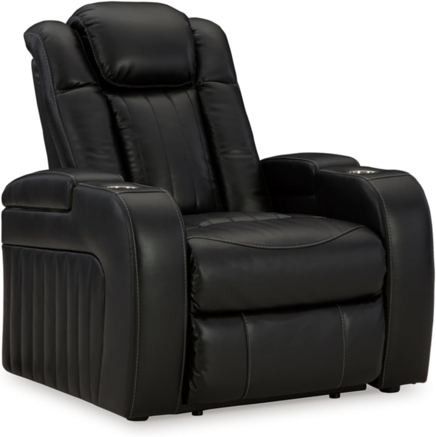 Caveman Den Power Recliner, 39&quot; W X 42&quot; D X 42&quot; H, Black
