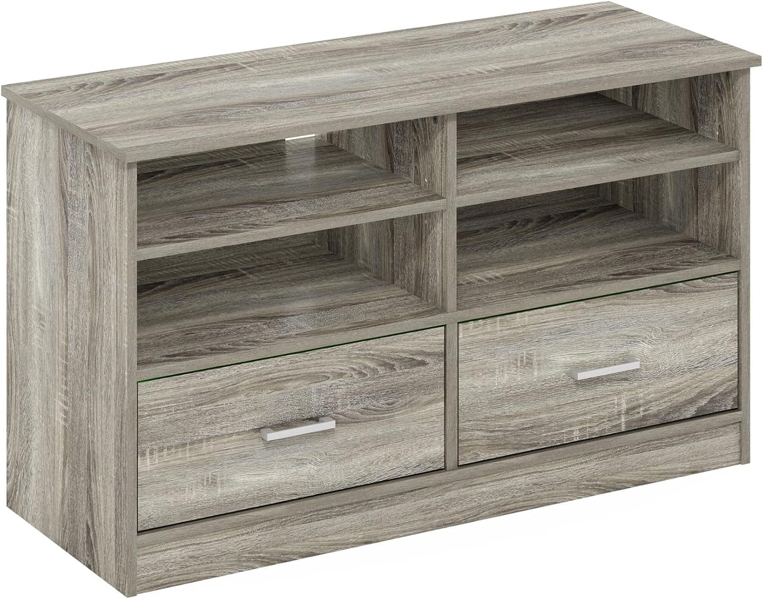Jensen TV Stand with Drawer, French Oak, Large