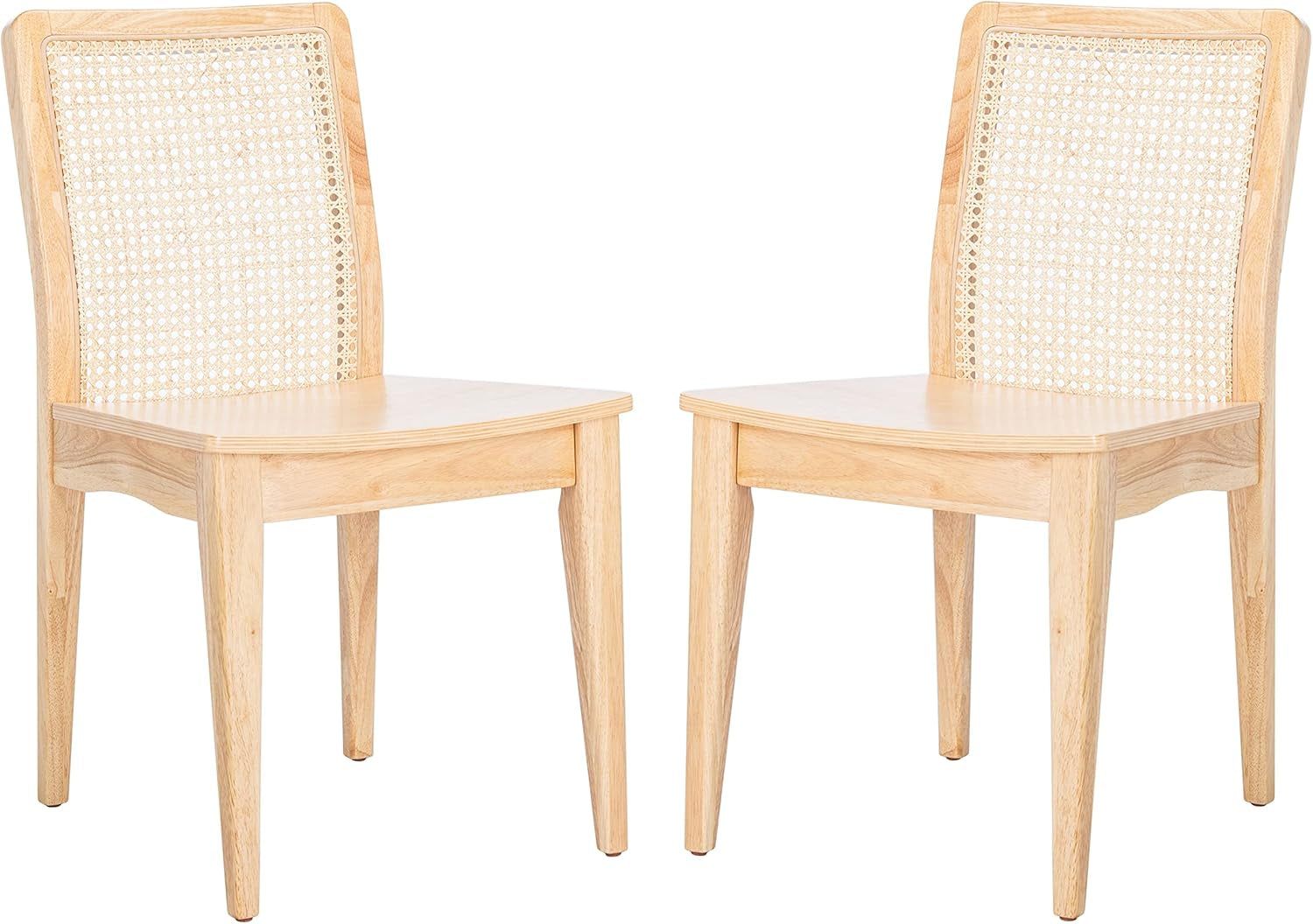 Home Collection Benicio Natural Rattan Dining Chair (Set of 2) DCH1005D-SET2
