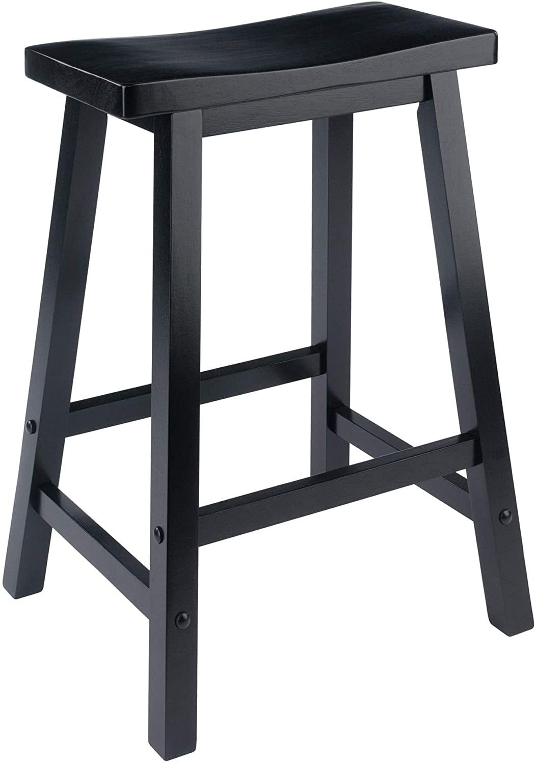 Satori Counter Stool, 24&quot;, Black