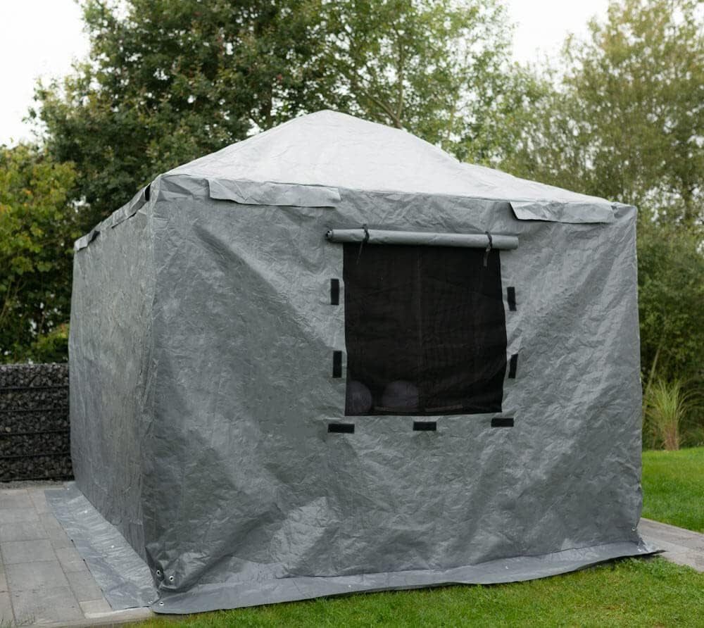 Universal Winter Cover for Gazebos, Gazebo Accessories, Gray, 10&#39; X 10&#39;