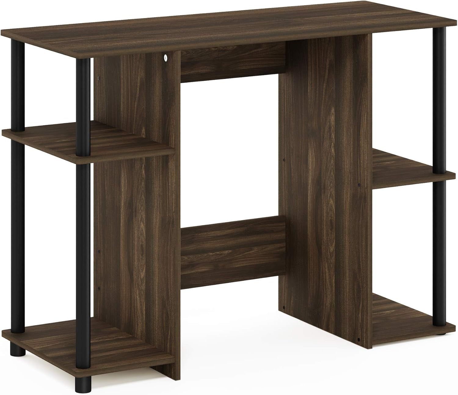 Jaya Computer Study Desk, Columbia Walnut/Black