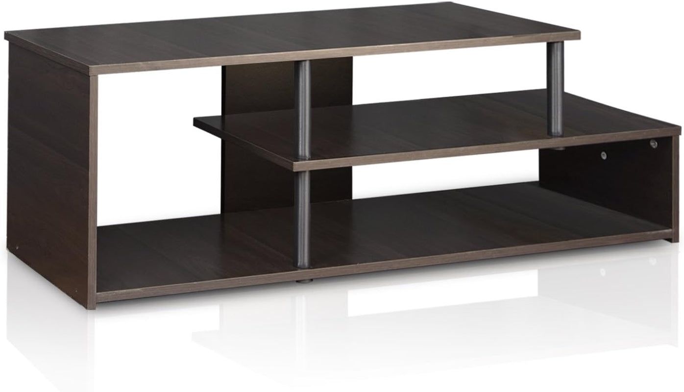 Econ Low Rise TV Stand, Espresso/Black