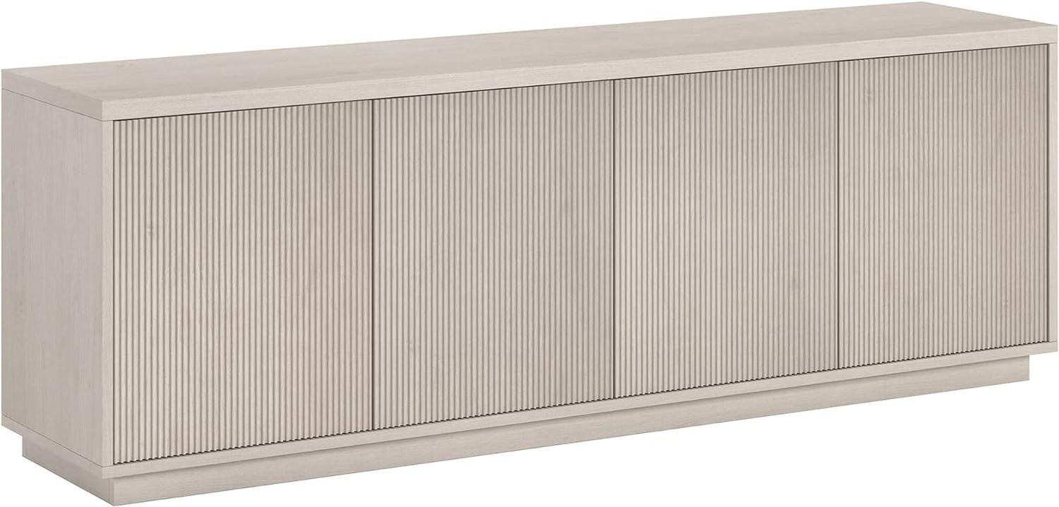 Hanson TV Stand, 70&quot; Wide, Alder White