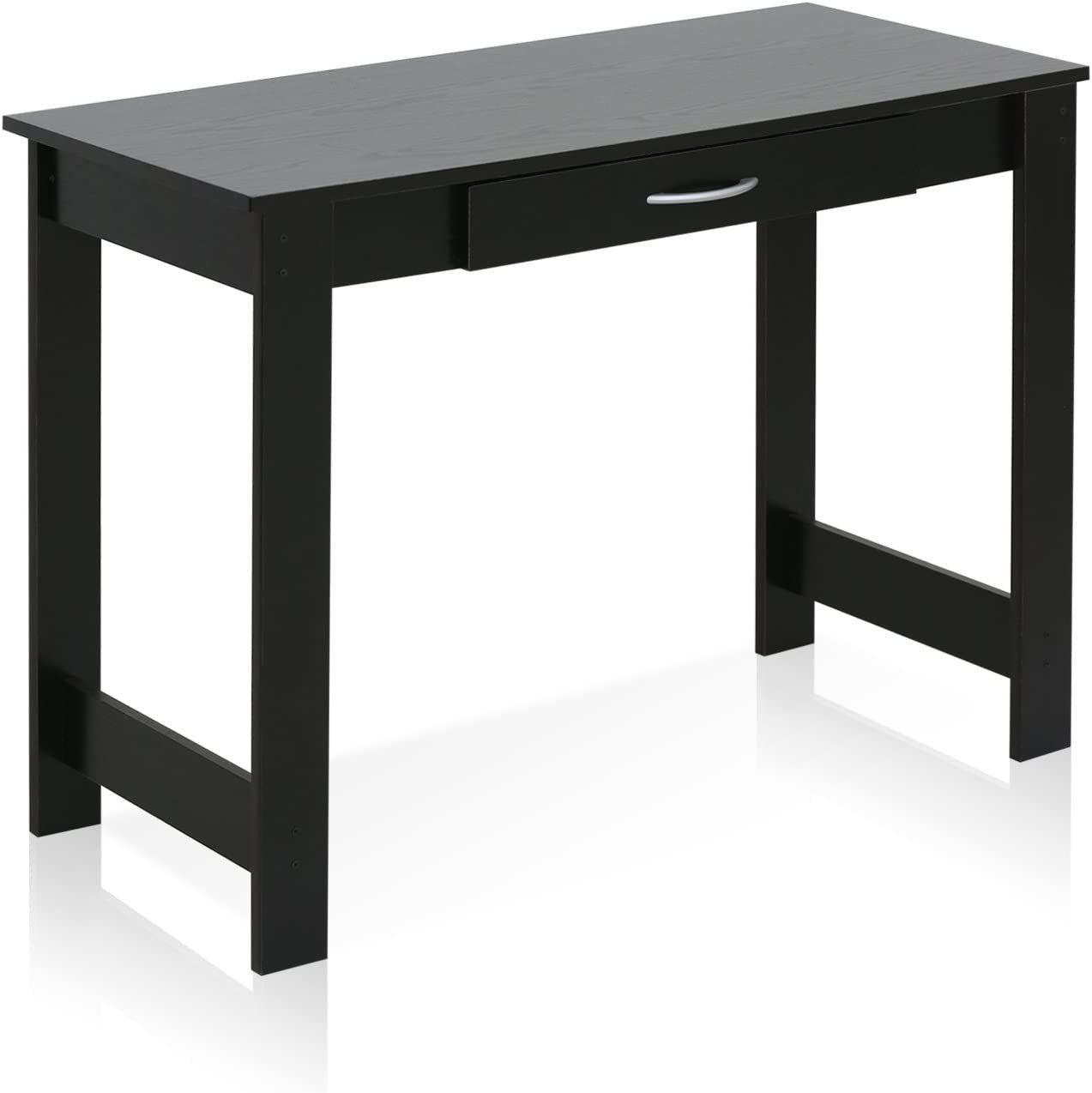 Jaya Writing Desk for Residential Use with Drawerblack, Blackwood, Large