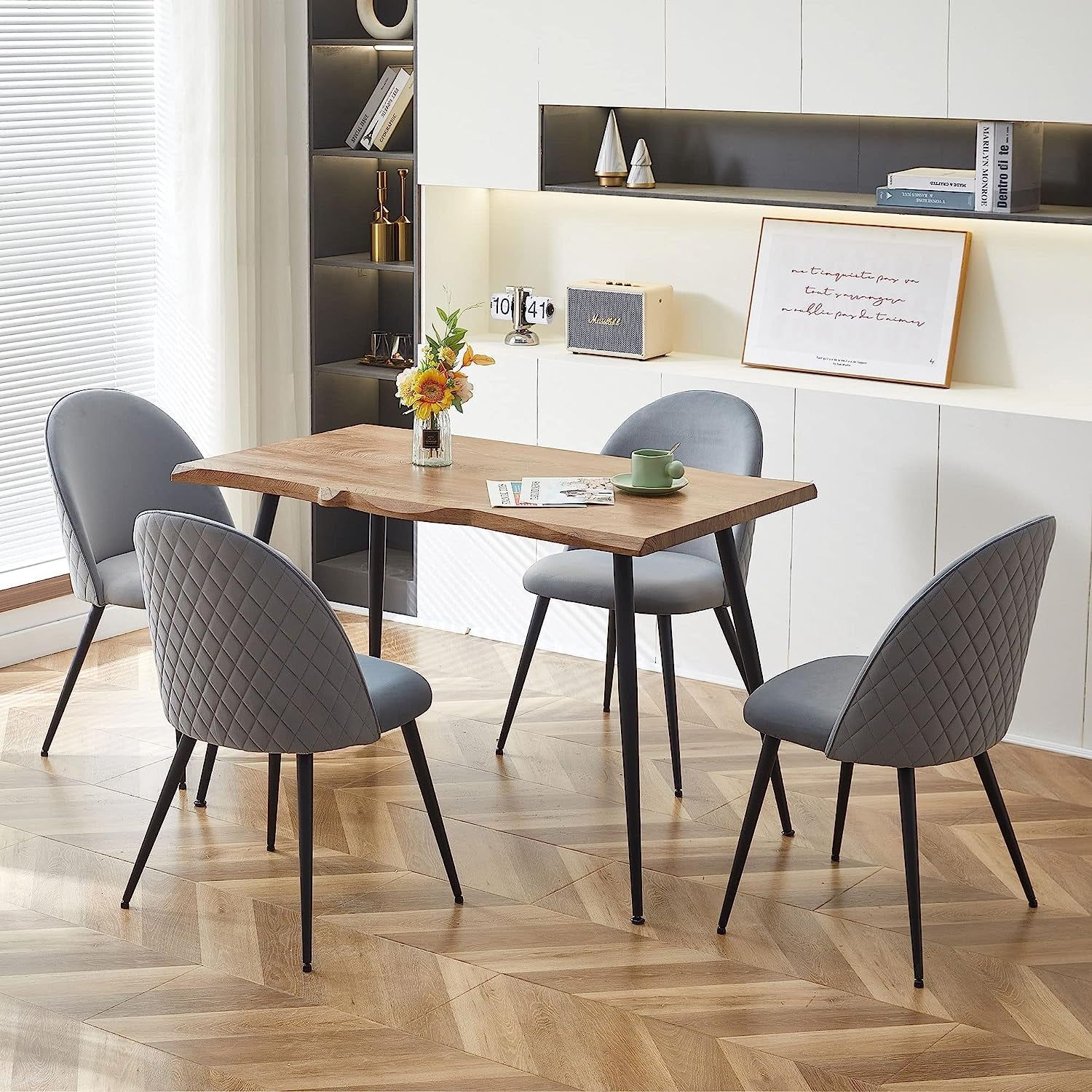 Unique Design 5-Piece Dining Table Set for 4