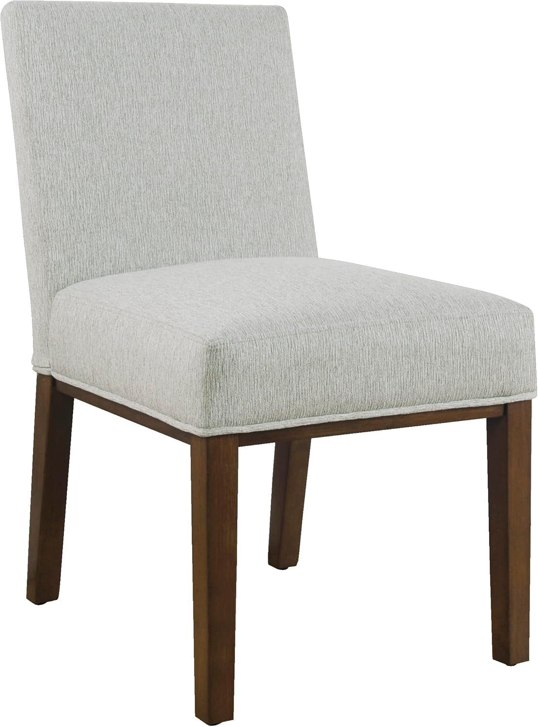 Kolbe Upholstered Dining Chair - Sustainable Gray Woven, 19.5&quot; Seat Height, Ideal for 29-31 Inch Tables (Single Pack)