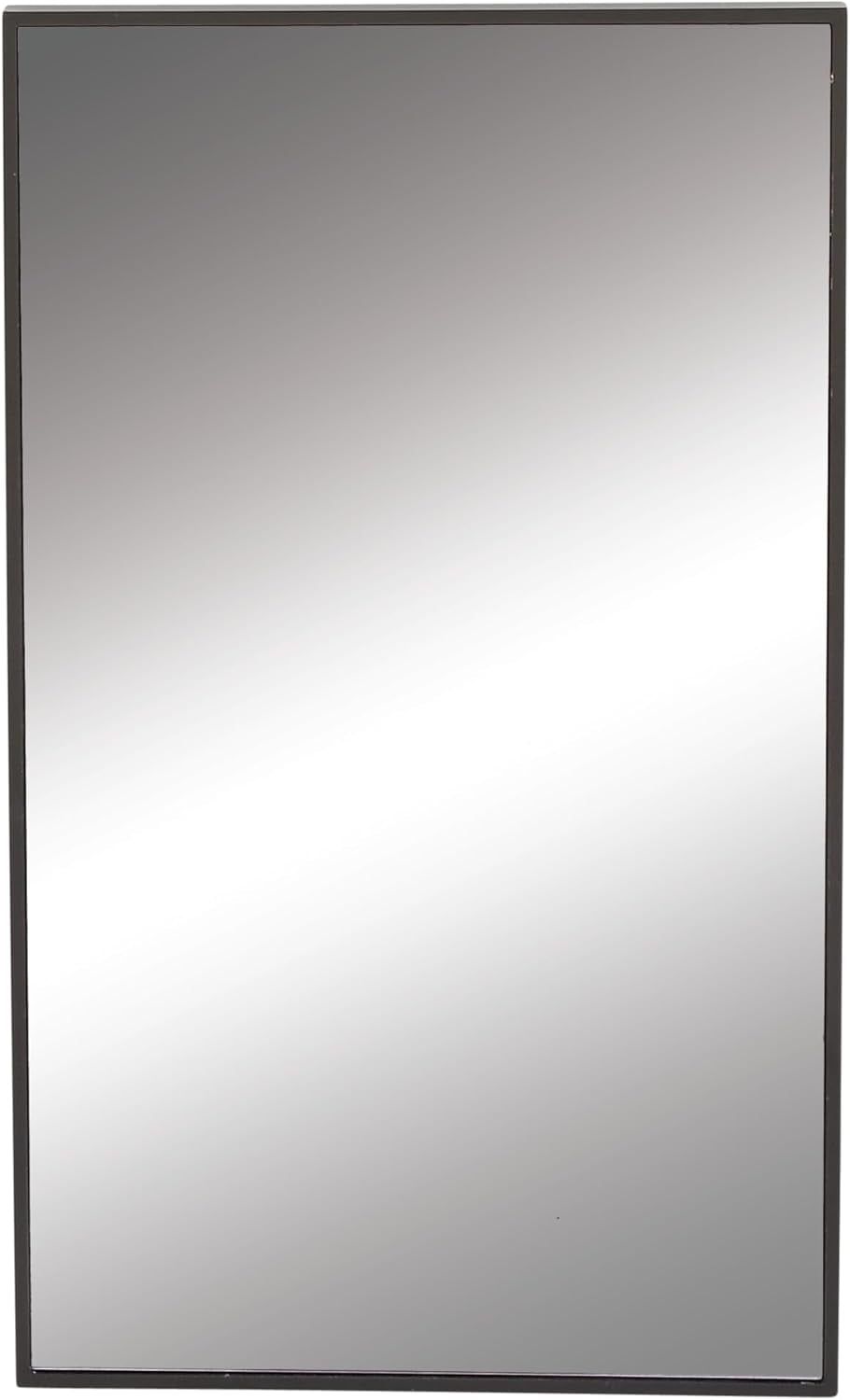 Wood Room Wall Mirror Entryway Mirror with Thin Minimalistic Frame, Wall Mounted Mirror 18&quot; X 1&quot; X 32&quot;, Black