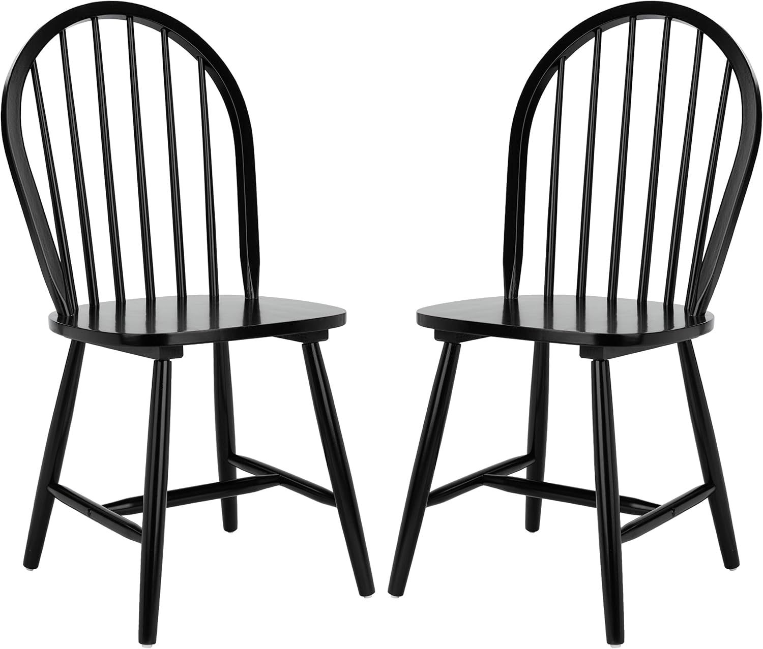 Home Camden 18-Inch Farmhouse Black Spindle Back