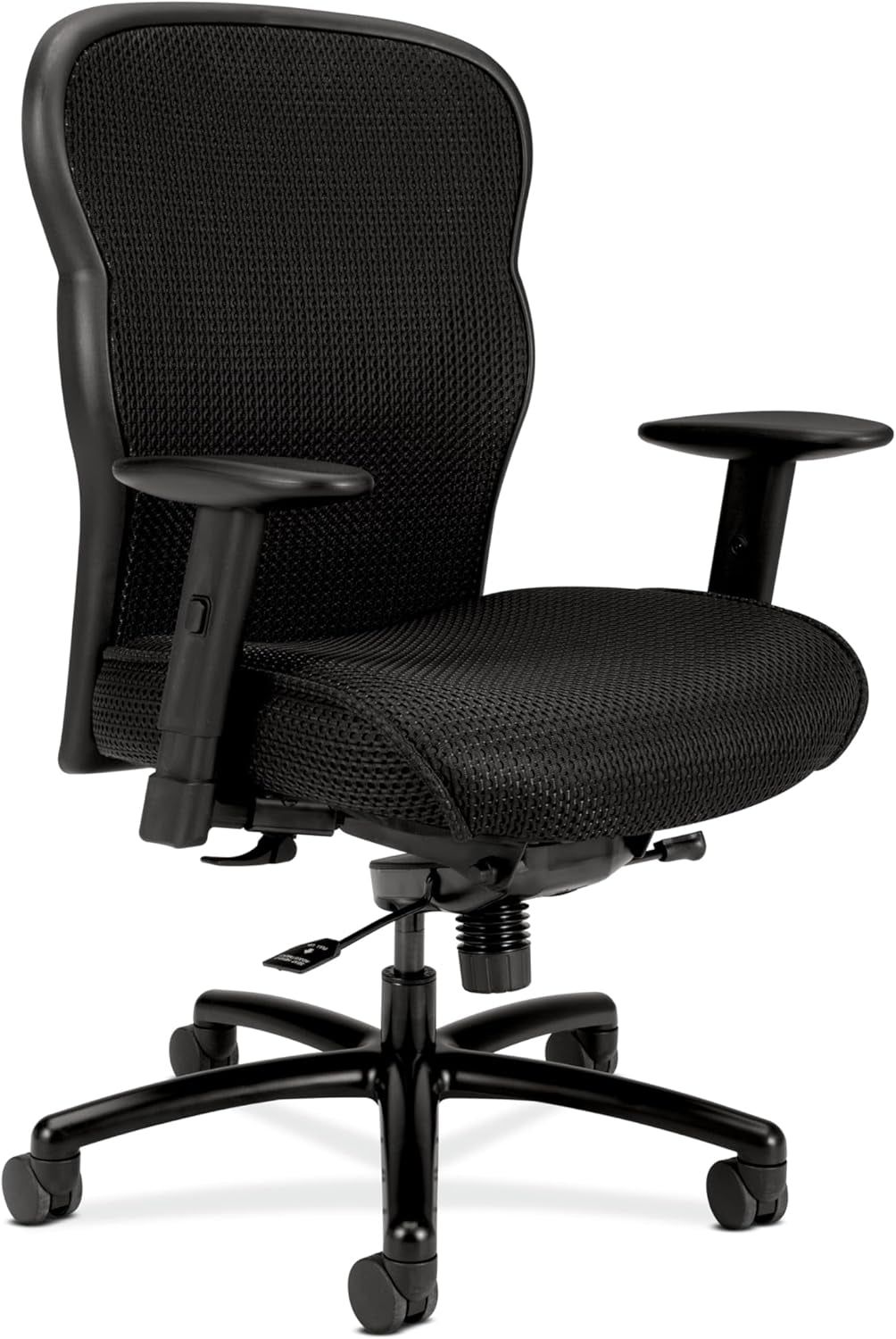 Wave Big and Tall Office Chair 450Lbs - Breathable Stretch Mesh Back &amp; Seat Extra Wide Desk Chair - plus Size Executive Office Chair Ergonomic Heavy Duty Tilt Recline, Oversized Wide Office Chair