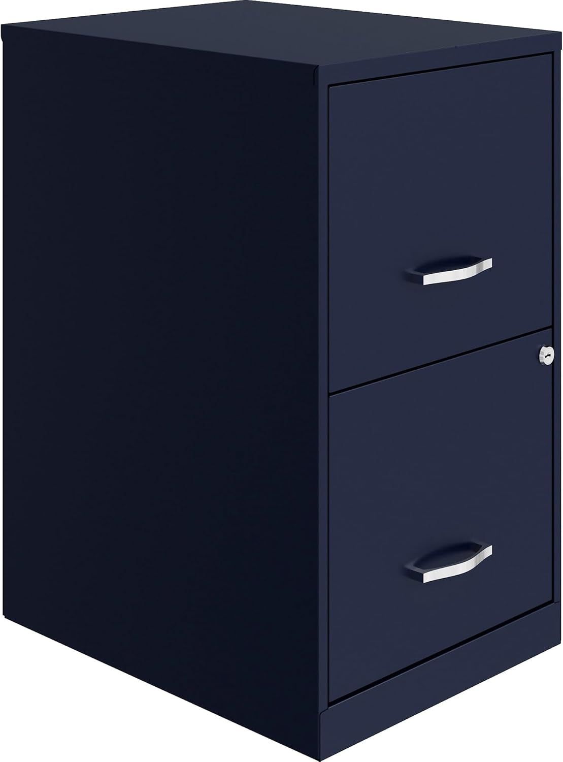 2-Drawer File Cabinet, 14.2&quot; X 18&quot; X 24.5&quot;, Navy