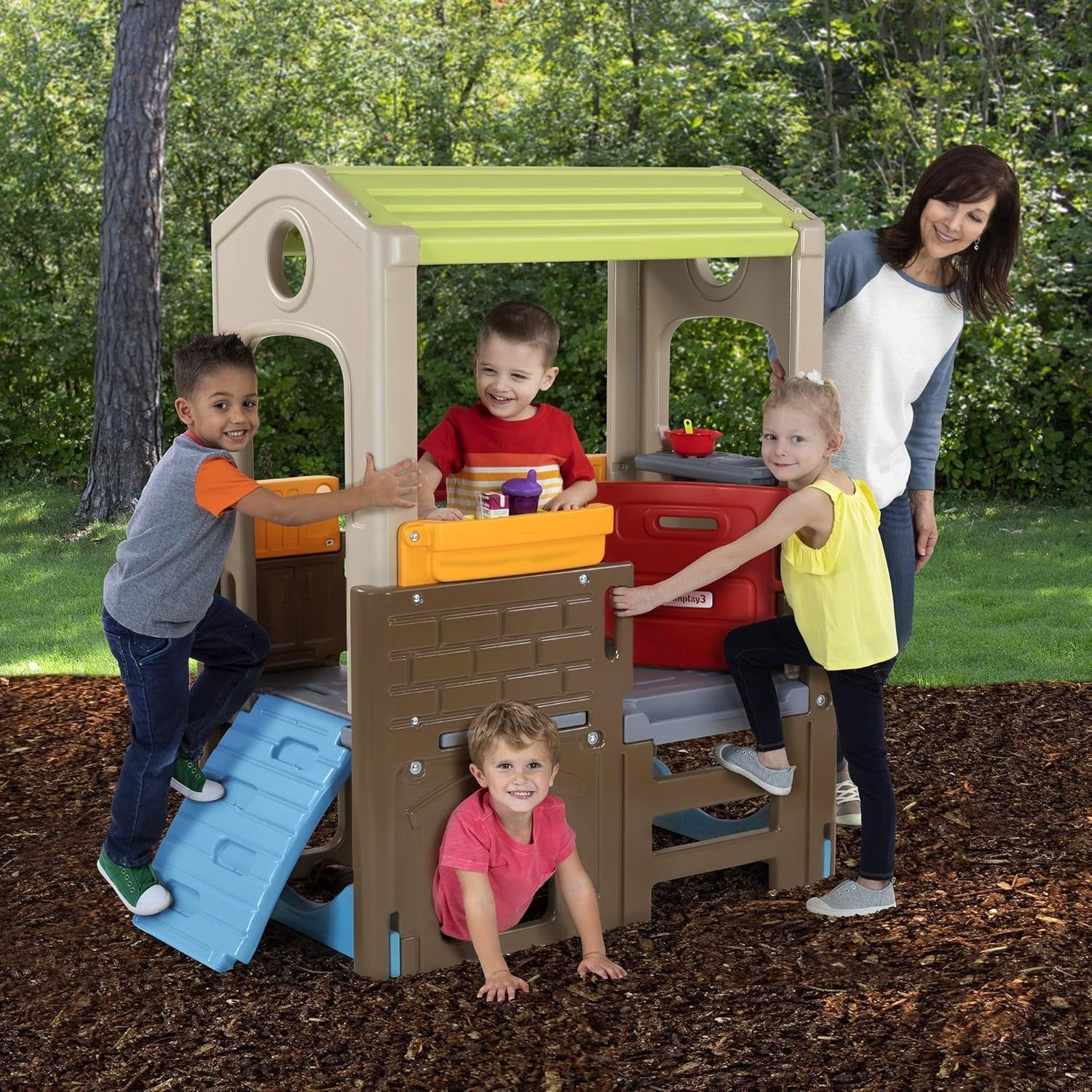 USA Made Kids Indoor Outdoor Discovery Playhouse