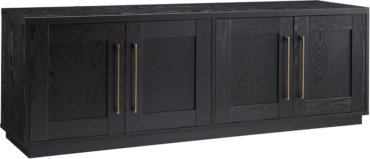 Tillman Rectangular TV Stand for Tv&#39;S up to 80&quot; in Black Grain