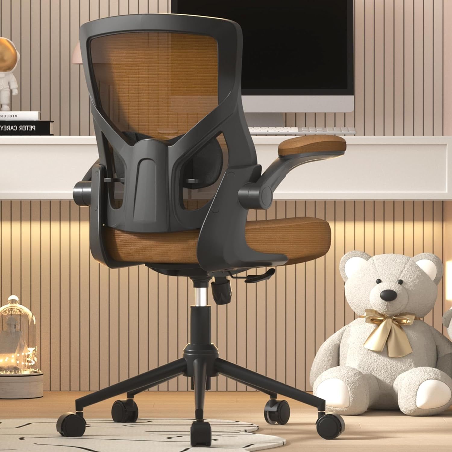 Office Chair, High Back Desk Chair Adjustable Height and Ergonomic Design Home Office Computer Chair Executive Lumbar Support Padded