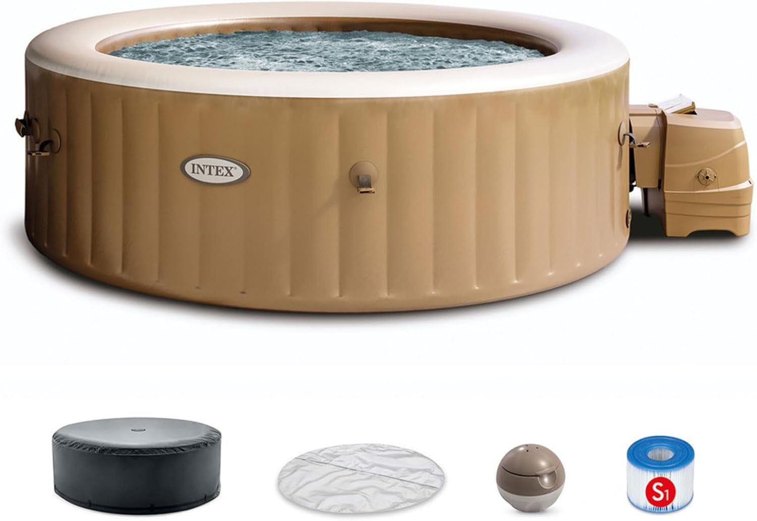 6 Person Inflatable Hot Tub 140 Jets