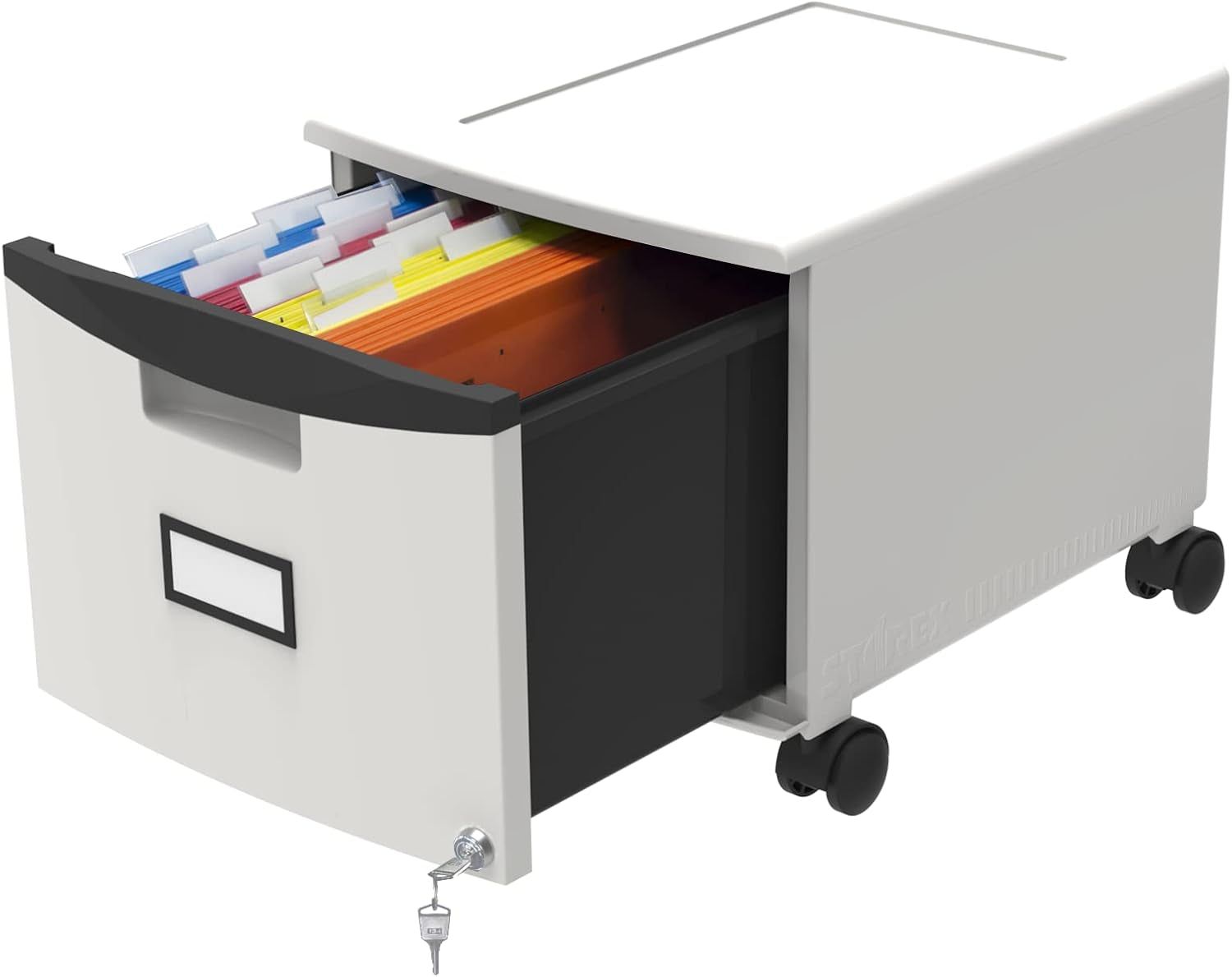 61266A01C File Cabinet, 1-Pack, Gray/Black