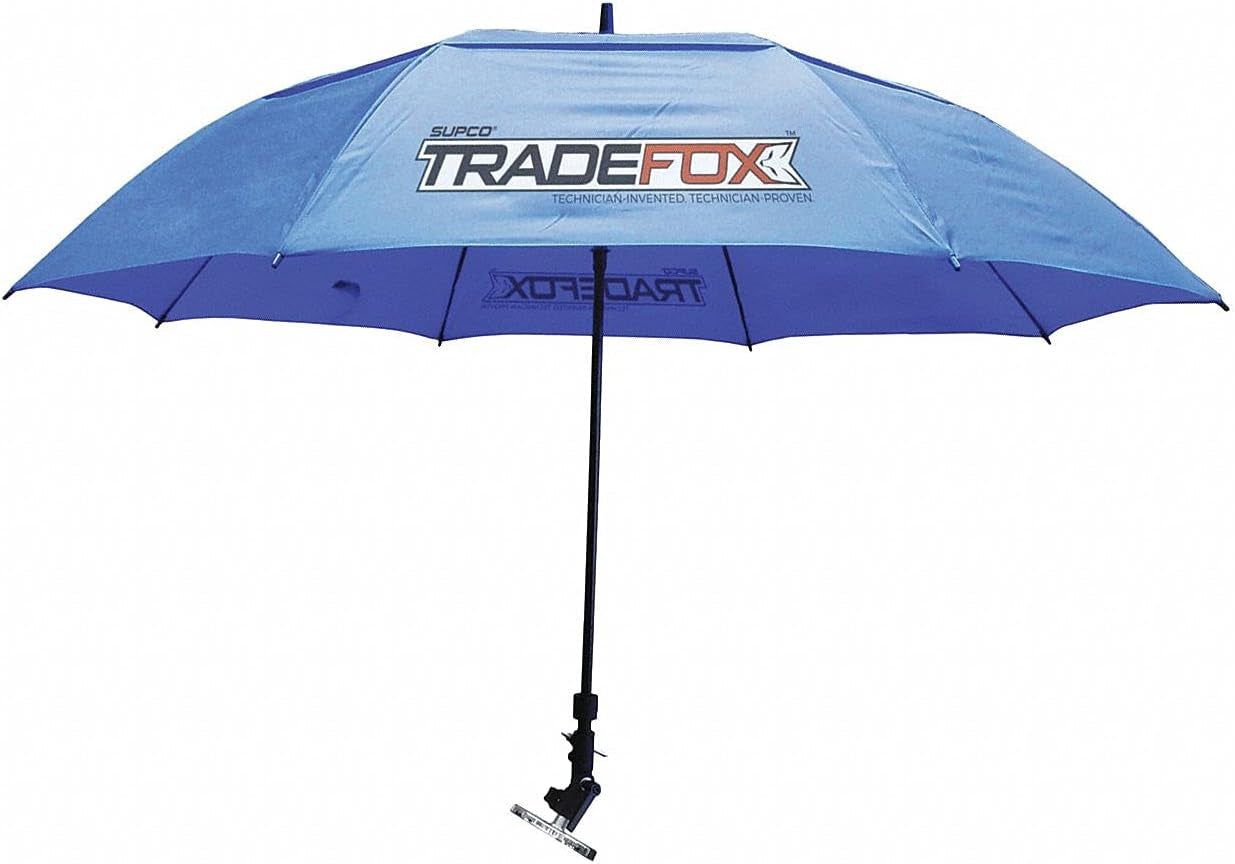 Tradefox 60&quot; Umbrella with Magnetic Base Kit MUKIT Stay Cool and Dry When Doing Outdoor Repair Work