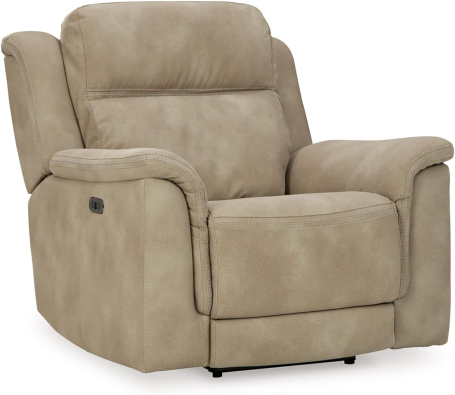 Next-Gen Durapella Power Recliner with Adjustable Headrest, Beige